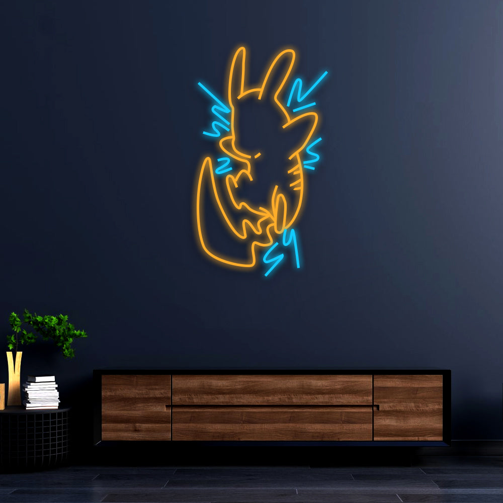 HD neon pikachu wallpapers