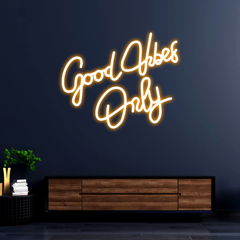 Good Vibes Only Neon Sign