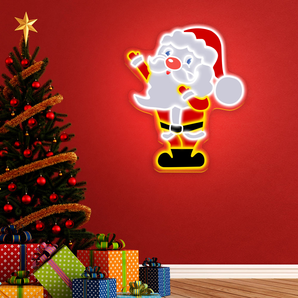 UV Printed Santa LED Neon Sign