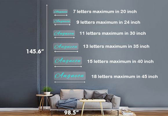 Size Guide Sign Size Guide – AngCustom