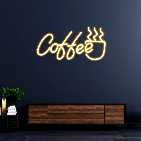 Kaffee Neonzeichen