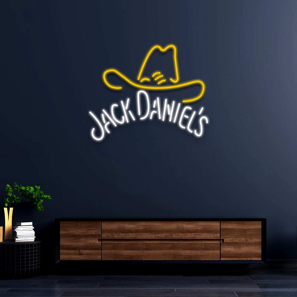 Jack Daniels letrero de neón